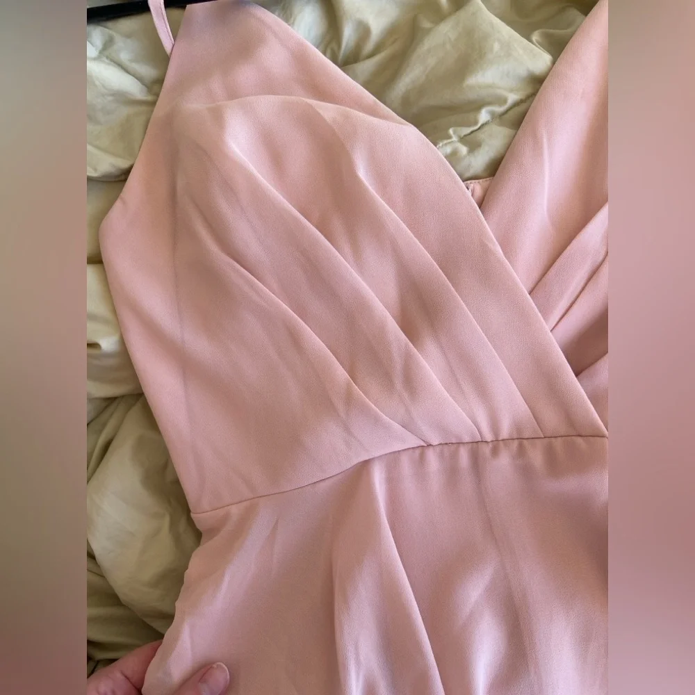 ✨NWT Morning Lavender Petite Cassidy Flowy Maxi Dress, Blush Pink - Picture 12 of 14